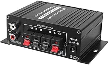 Amazon | origin 小型2chオーディオアンプ 出力20W＋20W アルミボディ